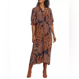 Farm Rio Yawanawa Vanahu Midi-Dress